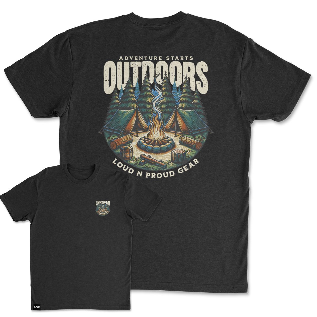 ADVENTURE STARTS OUTDOORS TEE