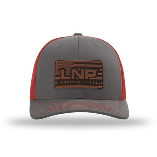 LNP Charcoal Red Trucker