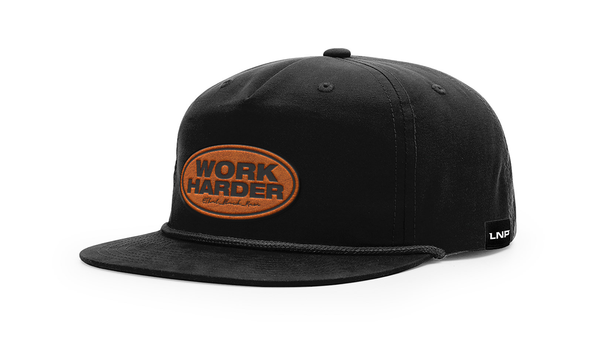 WORK HARDER ROPE HAT