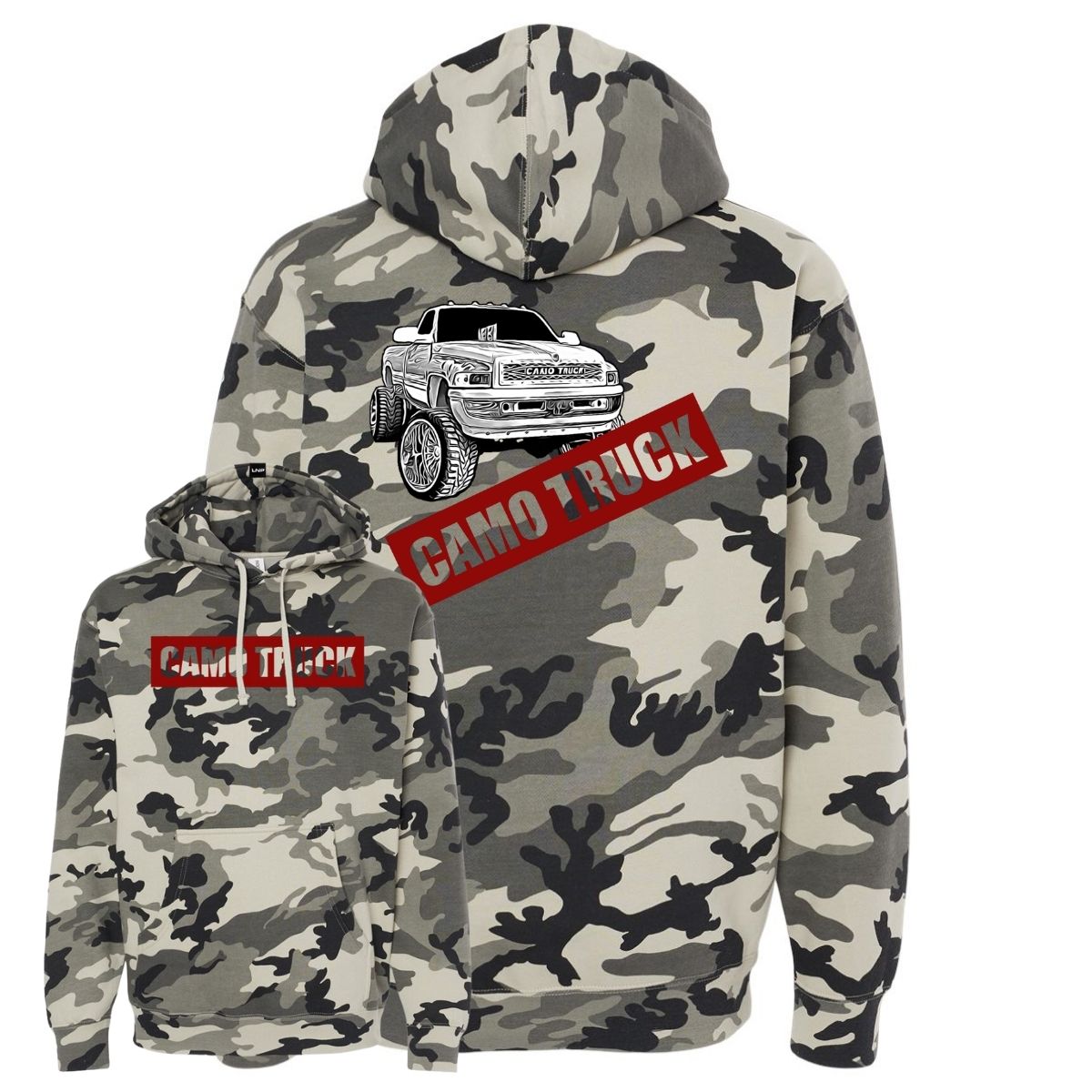 LIMITED EDITION SNOW CAMO HOODIE